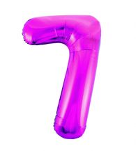 Obrázek k výrobku 22651 - Fóliový balónek tmavě růžový 7
