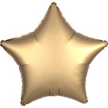 Obrázek k výrobku 22891 - Fóliový balónek zlatá hvězda SATIN