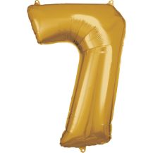 Obrázek k výrobku 22621 - Fóliový balónek zlatý 7