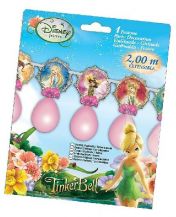 Girlanda s balonkama Tinker Bell sada