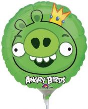 Mini fóliový balónek Angry Birds- Pig