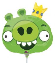 Mini fóliový balónek Angry Birds- Pig