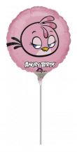 Mini fóliový balónek Angry Birds- Pink Bird