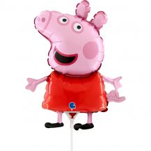 Obrázek k výrobku 23464 - Mini fóliový balónek Prasátko Peppa