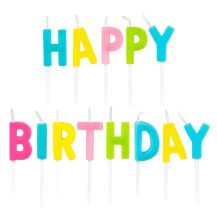 Obrázek k výrobku 20604 - Narozeninové svíčky HAPPY BIRTHDAY