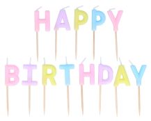 Obrázek k výrobku 18975 - Narozeninové svíčky HAPPY BIRTHDAY
