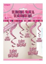 Spirálová dekorace HAPPY BIRTHDAY