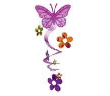 Spirálová dekorace motýl