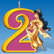 Svíčka 2 Disney Princezny