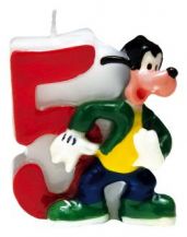 Svíčka 5 Mickey Mouse