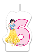 Obrázek k výrobku 20299 - Svíčka 6 Disney Princezny