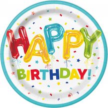Obrázek k výrobku 23392 - Talíře HAPPY BIRTHDAY