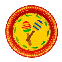 Obrázek k výrobku 21080 - Talíře Mexická párty