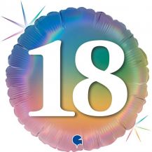 Obrázek k výrobku 23205 - Třpitivý fóliový balónek 18, Osmnáctiny