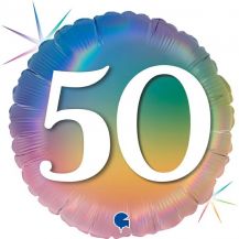 Obrázek k výrobku 23209 - Třpitivý fóliový balónek 50, Padesátiny