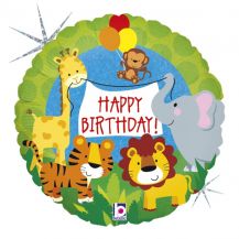 Obrázek k výrobku 22730 - Třpitivý fóliový balónek HAPPY BIRTHDAY
