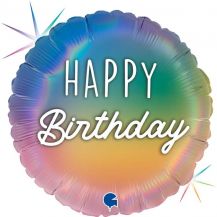 Obrázek k výrobku 23201 - Třpitivý fóliový balónek HAPPY BIRTHDAY
