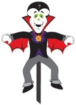 Venkovní nápis Halloween
