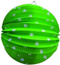 Zelený lampion DOTS