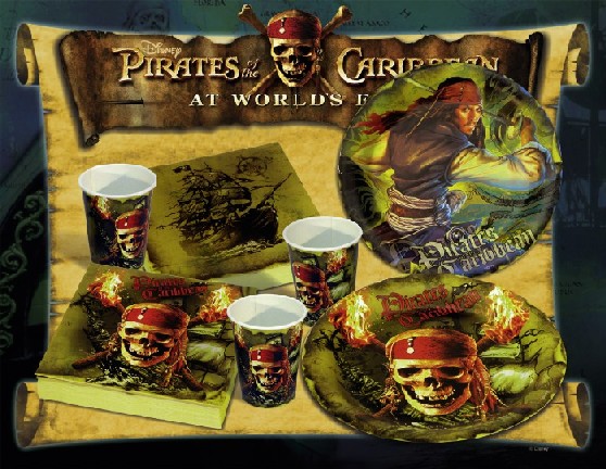 pirates of the caribbean birthday party